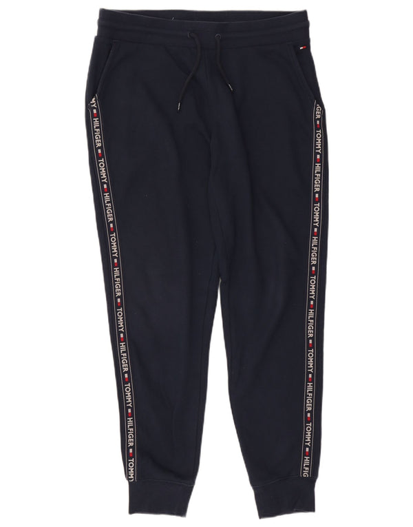 Tommy Hilfiger Mens Graphic Tracksuit Trousers Joggers Large Navy Blue