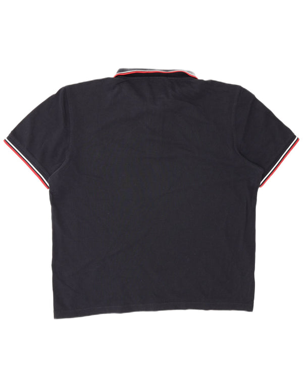 Fred Perry Mens Polo Shirt 2XL Navy Blue Cotton