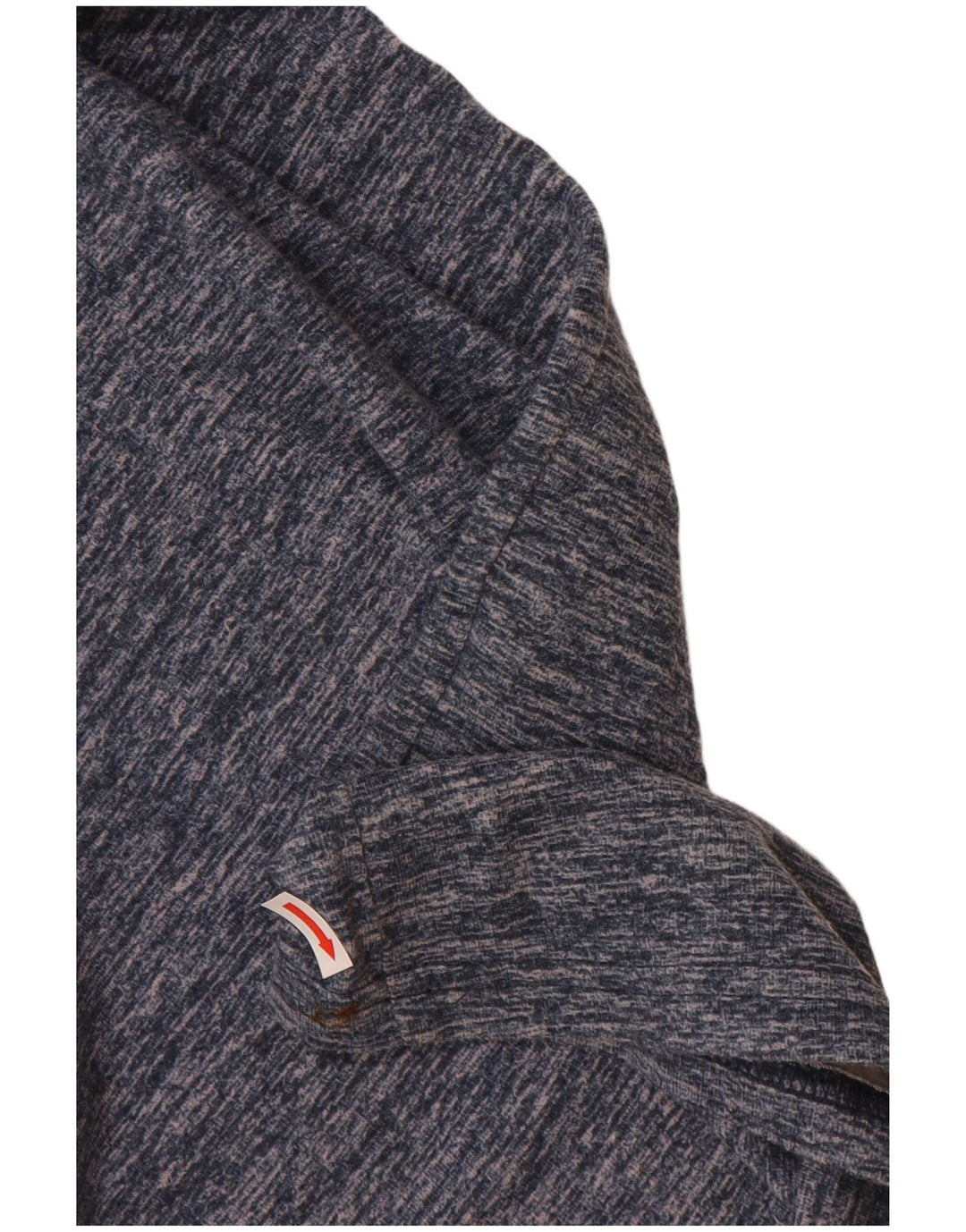 HOLLISTER Mens T-Shirt Top Small Navy Blue Flecked Cotton