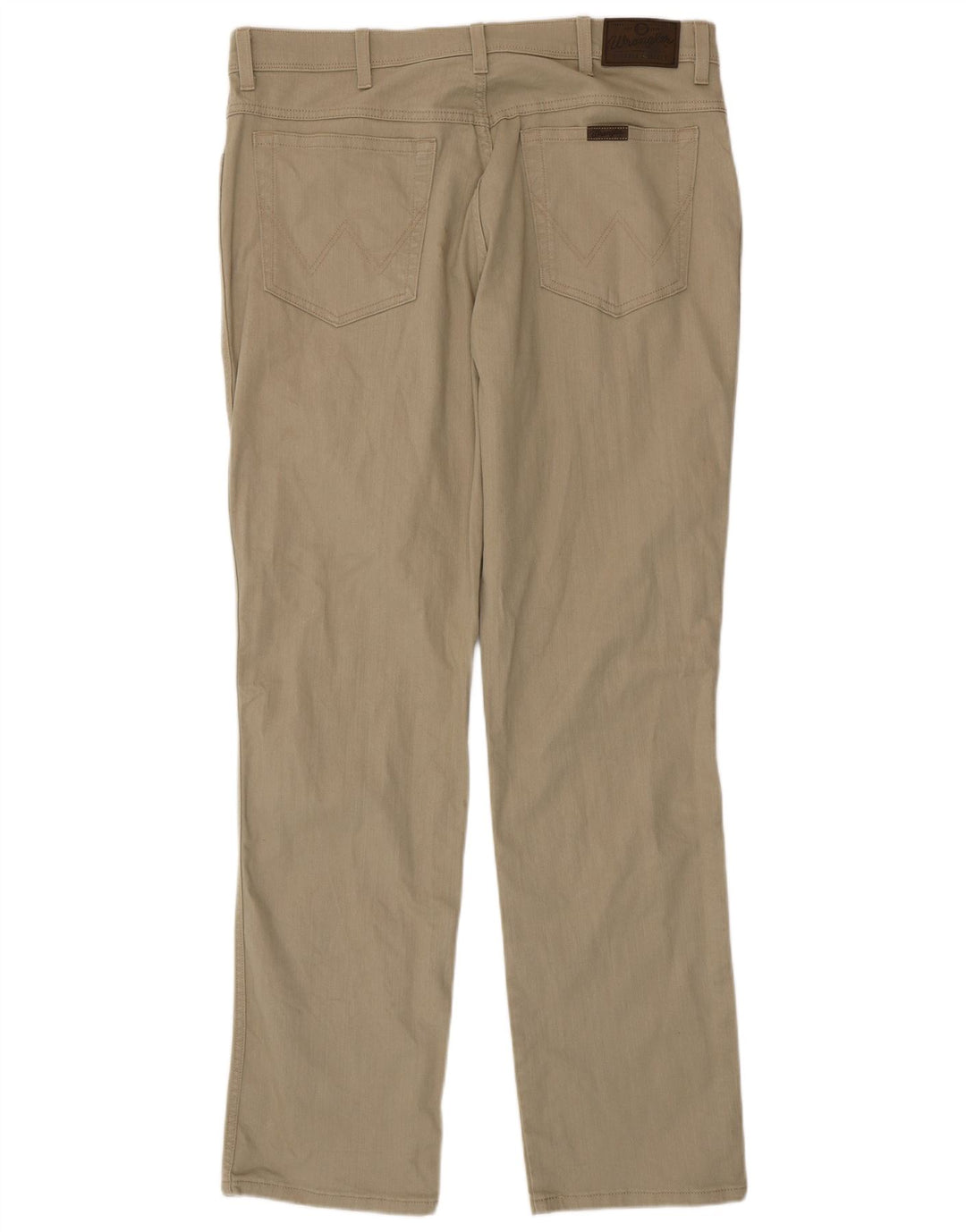 Wrangler Mens Regular Fit Straight Jeans W38 L34 Green Cotton