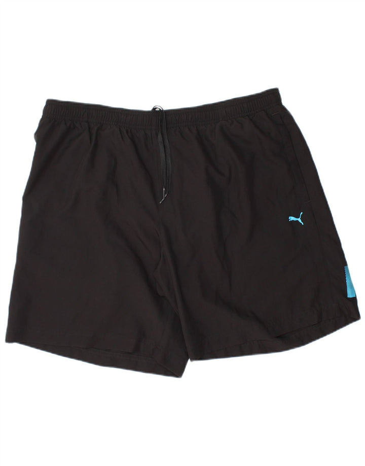 Puma Mens Graphic Sport Shorts XL  Black Polyester