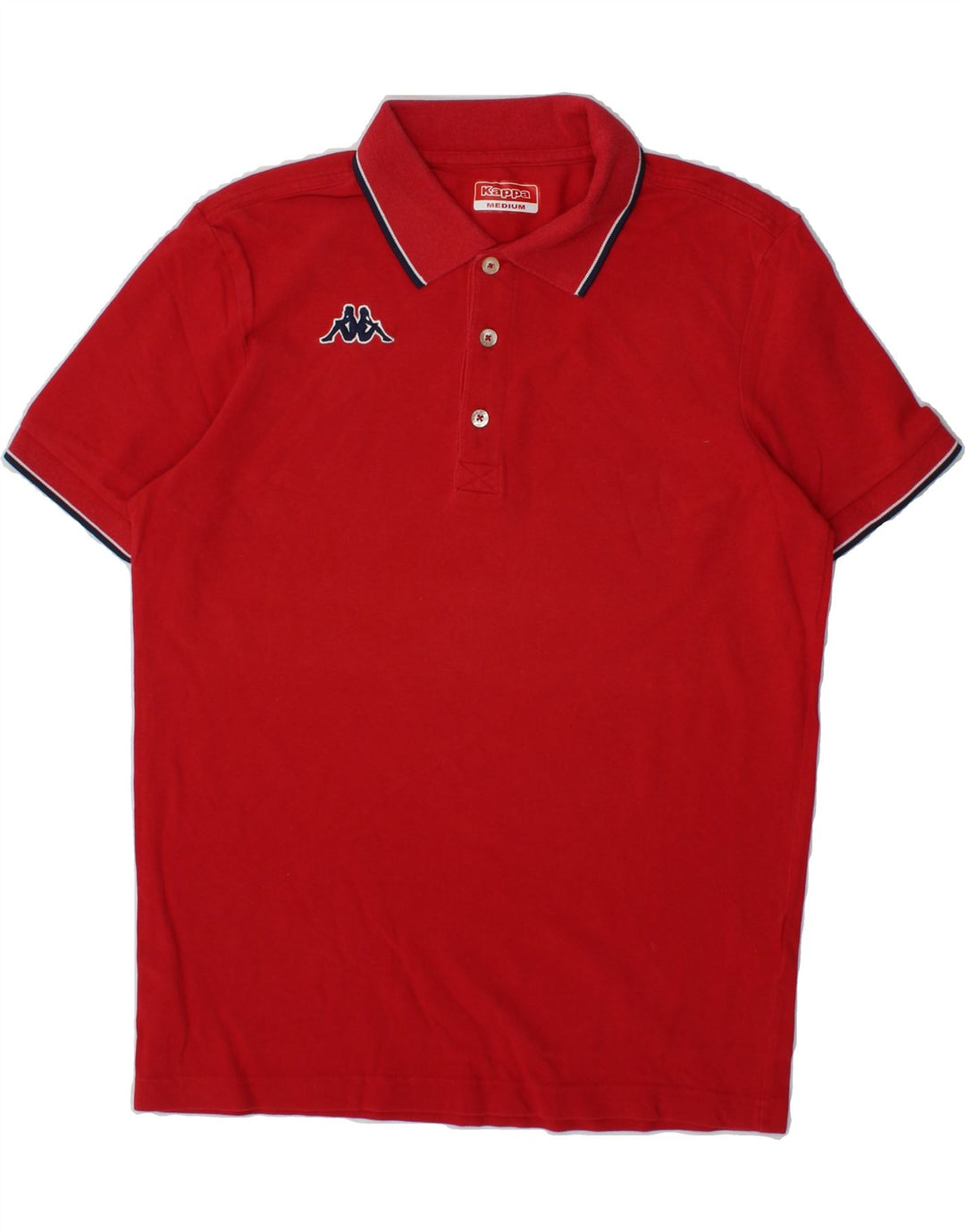 KAPPA Mens Polo Shirt Medium Red Vintage Kappa and Second-Hand Kappa from Messina Hembry 