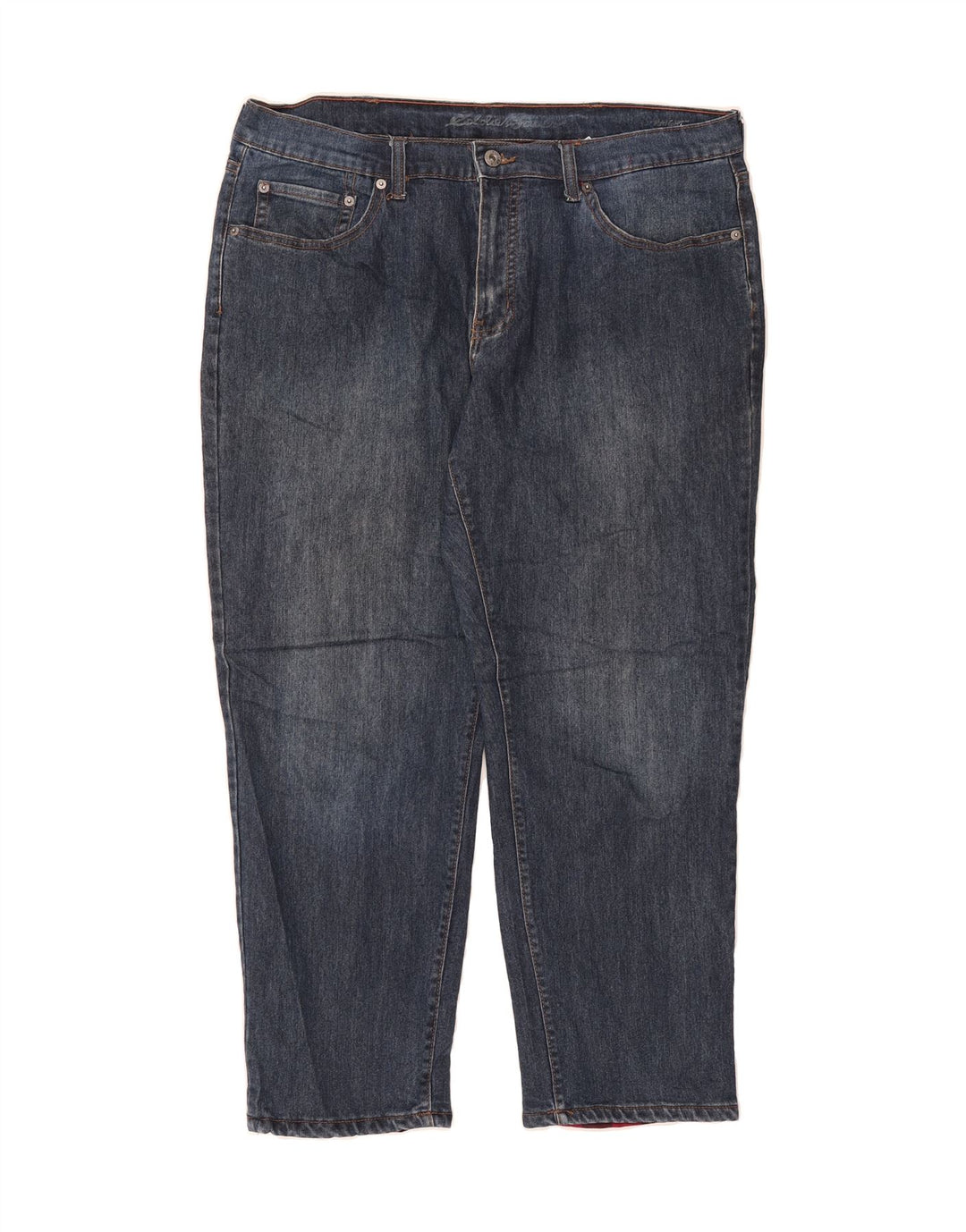 EDDIE BAUER Mens Straight Jeans W38 L30 Blue Cotton Vintage Eddie Bauer and Second-Hand Eddie Bauer from Messina Hembry 