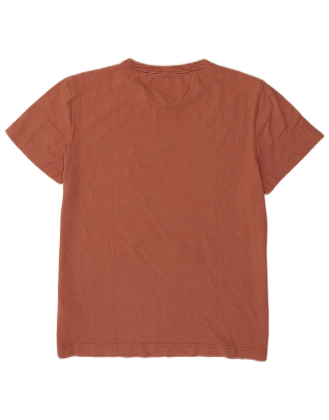Tommy Hilfiger Mens T-Shirt Top Medium Brown Cotton