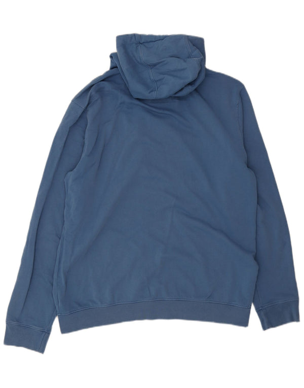 Crew Clothing Mens Zip Hoodie Sweater XL Blue Cotton