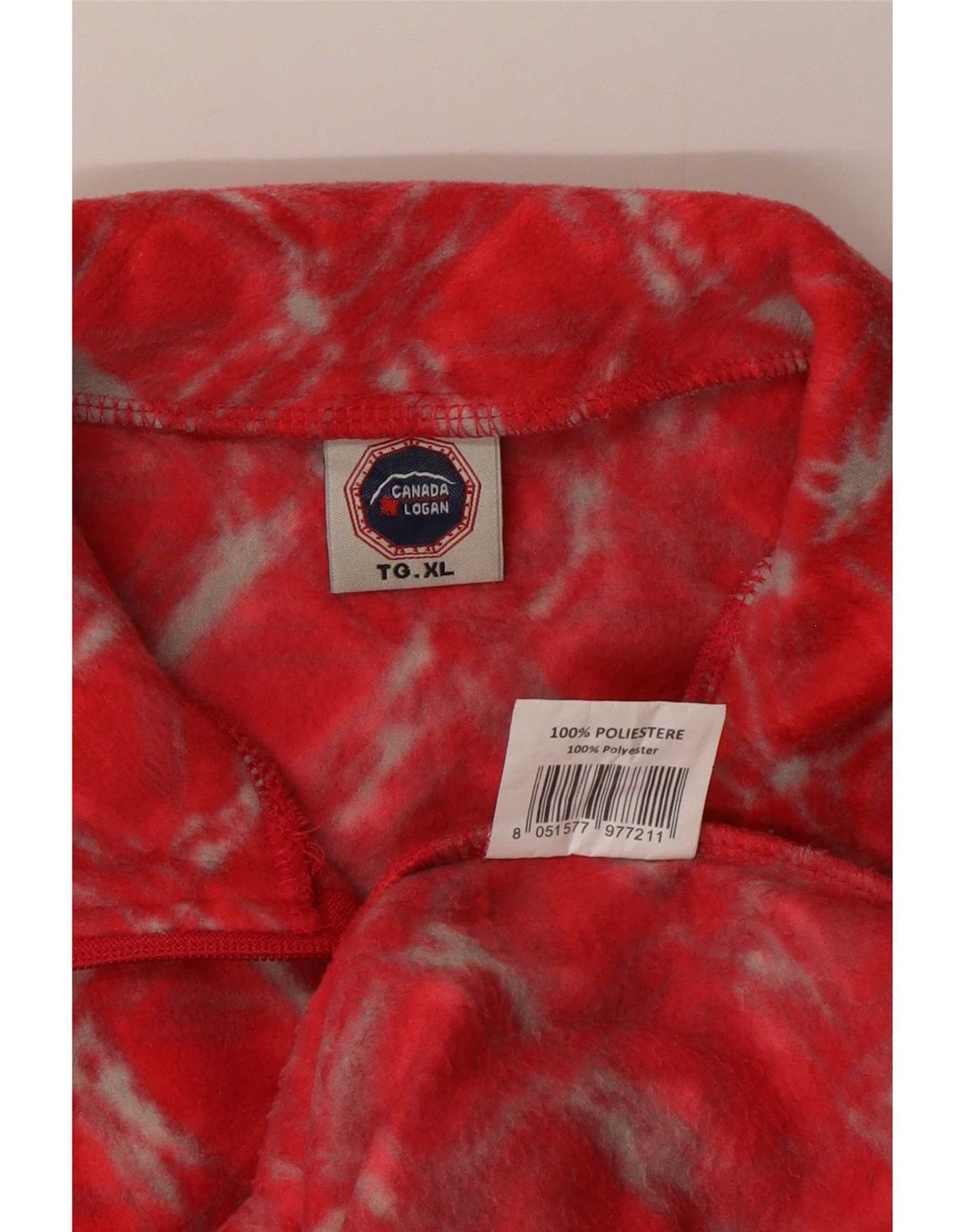 Canada Logan Womens Fleece Jacket UK 18 XL Pink Geometric Polyester