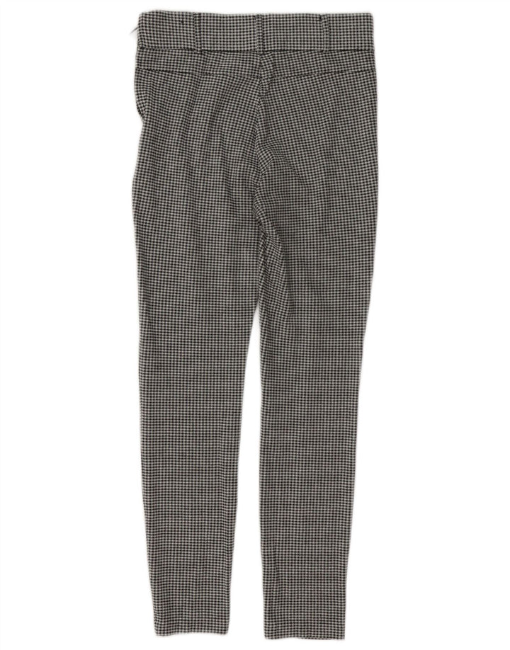 Zara Womens Trafaluc Leggings UK 8 Small Black Gingham