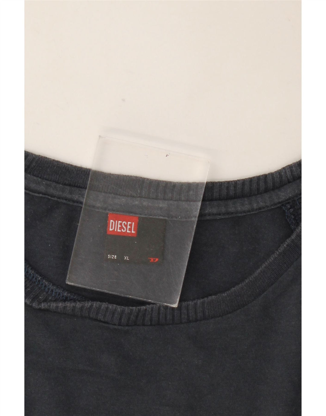 DIESEL Mens Graphic T-Shirt Top XL Navy Blue