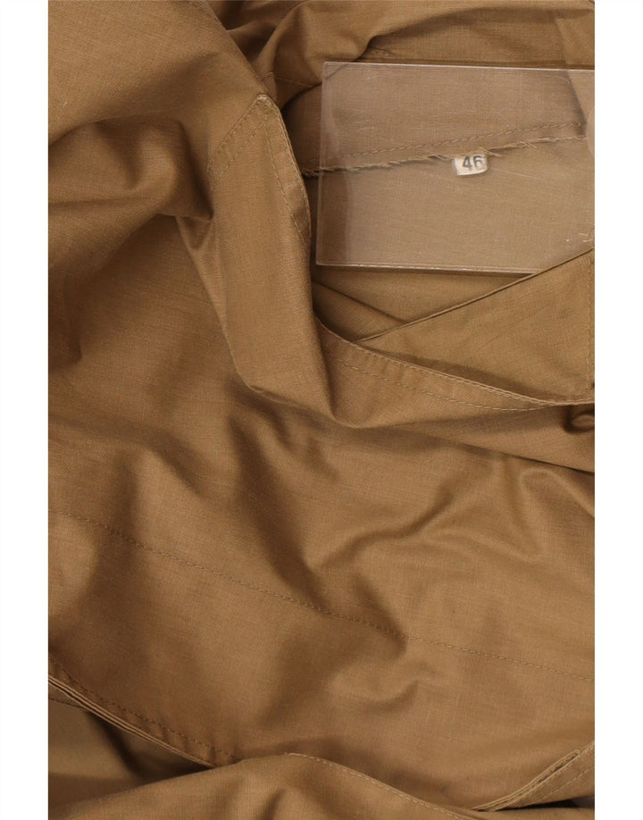 Vintage Mens Trench Coat EU 46 Small Brown