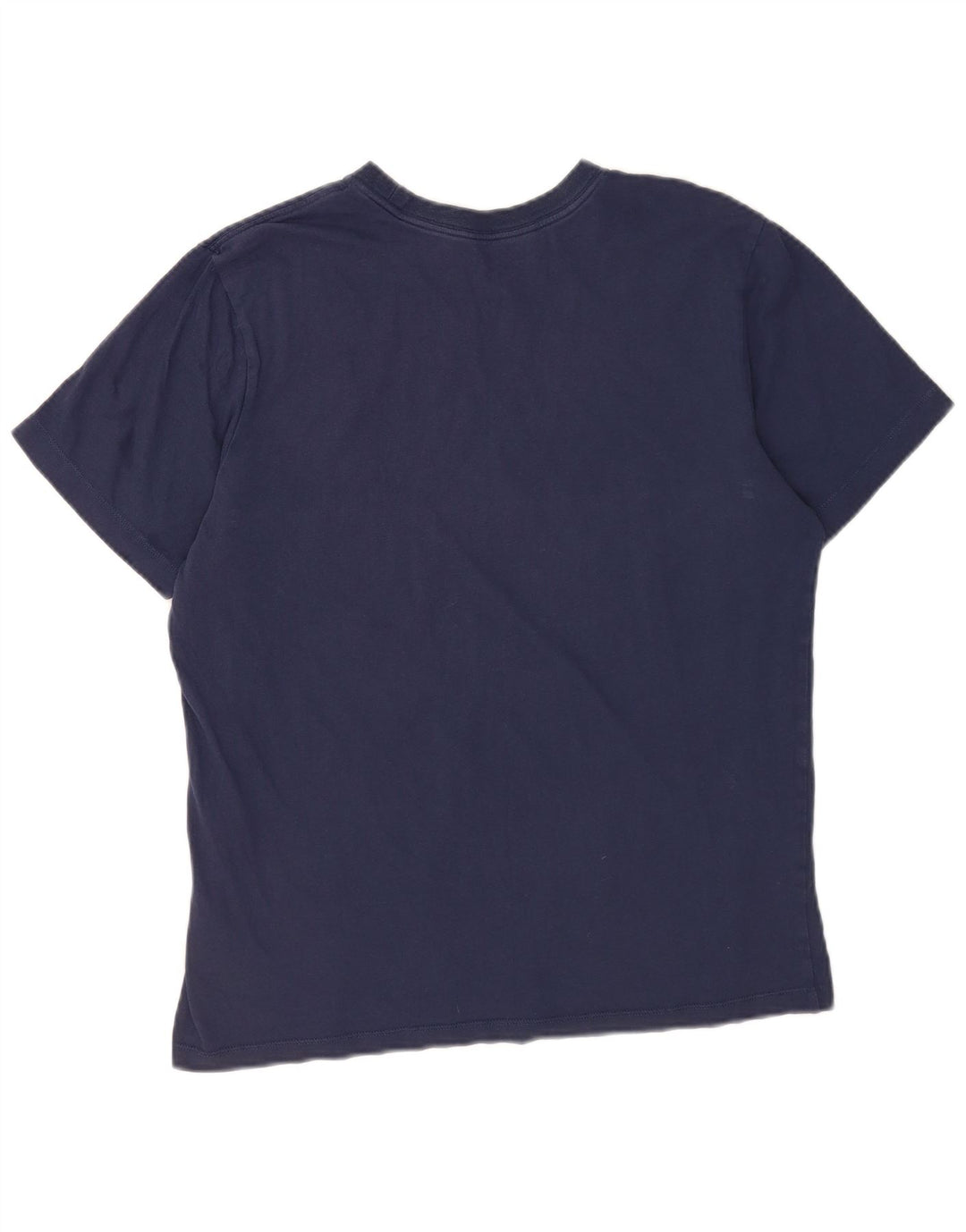 Nike Mens T-Shirt Top Medium Navy Blue Cotton