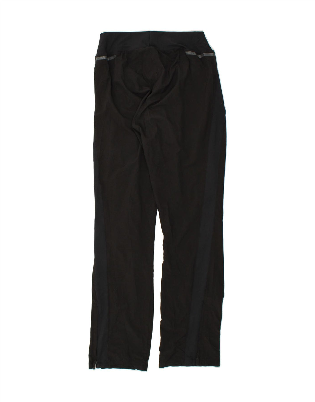 ASICS Womens Straight Casual Trousers W28 L32 Navy Blue Polyester Vintage Asics and Second-Hand Asics from Messina Hembry 