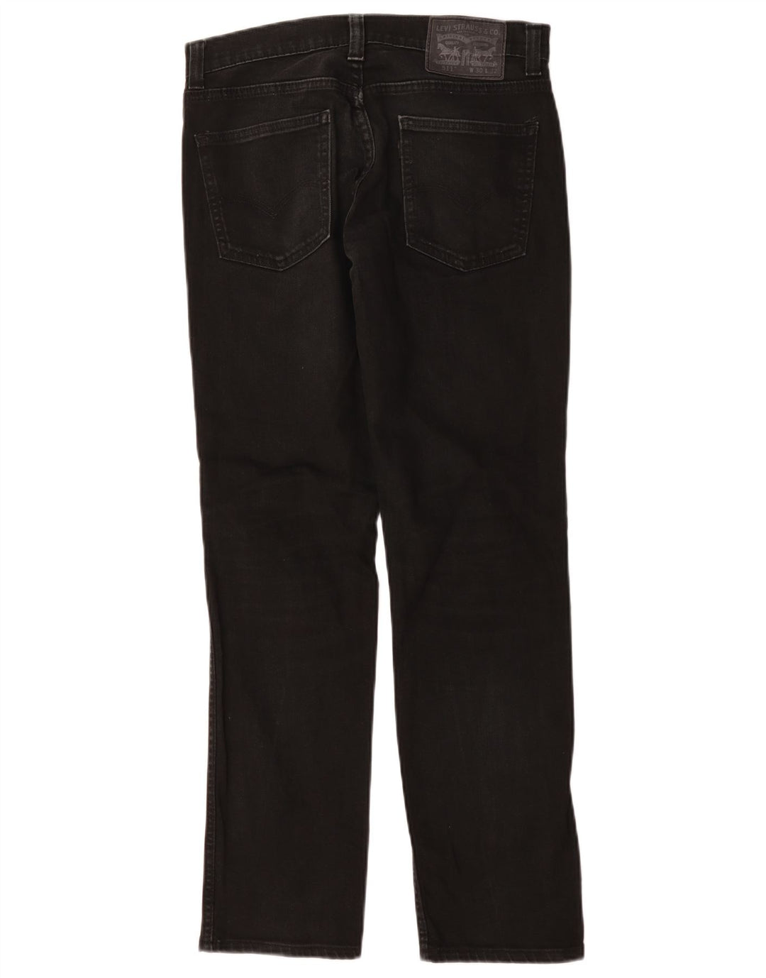 Levi's Mens 511 Slim Jeans W30 L32 Black Cotton