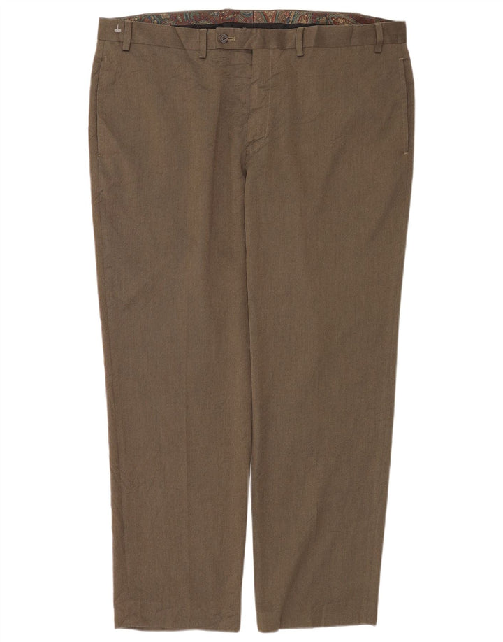 Ralph Lauren Mens Straight Suit Trousers  W40 L30 Grey Polyester