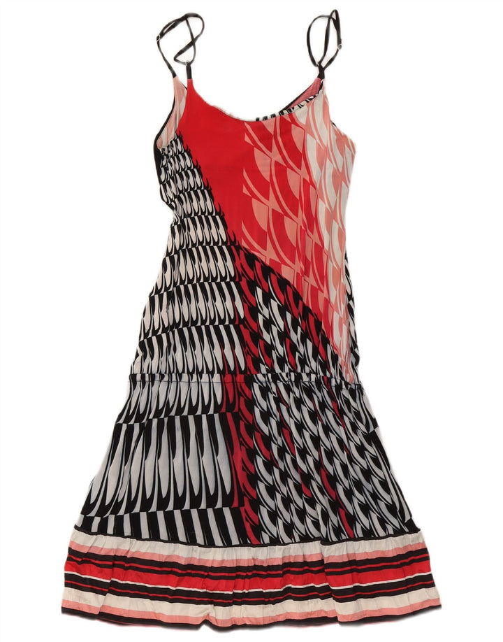 Guess By Marciano Womens Abstract Pattern Sundress IT 42 Medium Multicolour