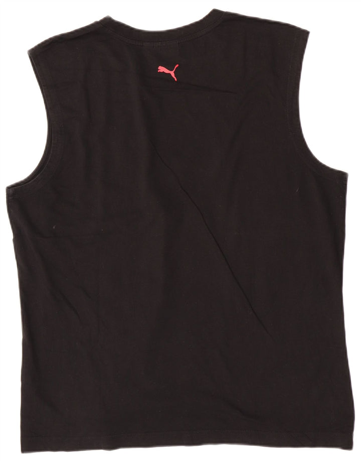 Puma Mens Graphic Vest Top XL Black