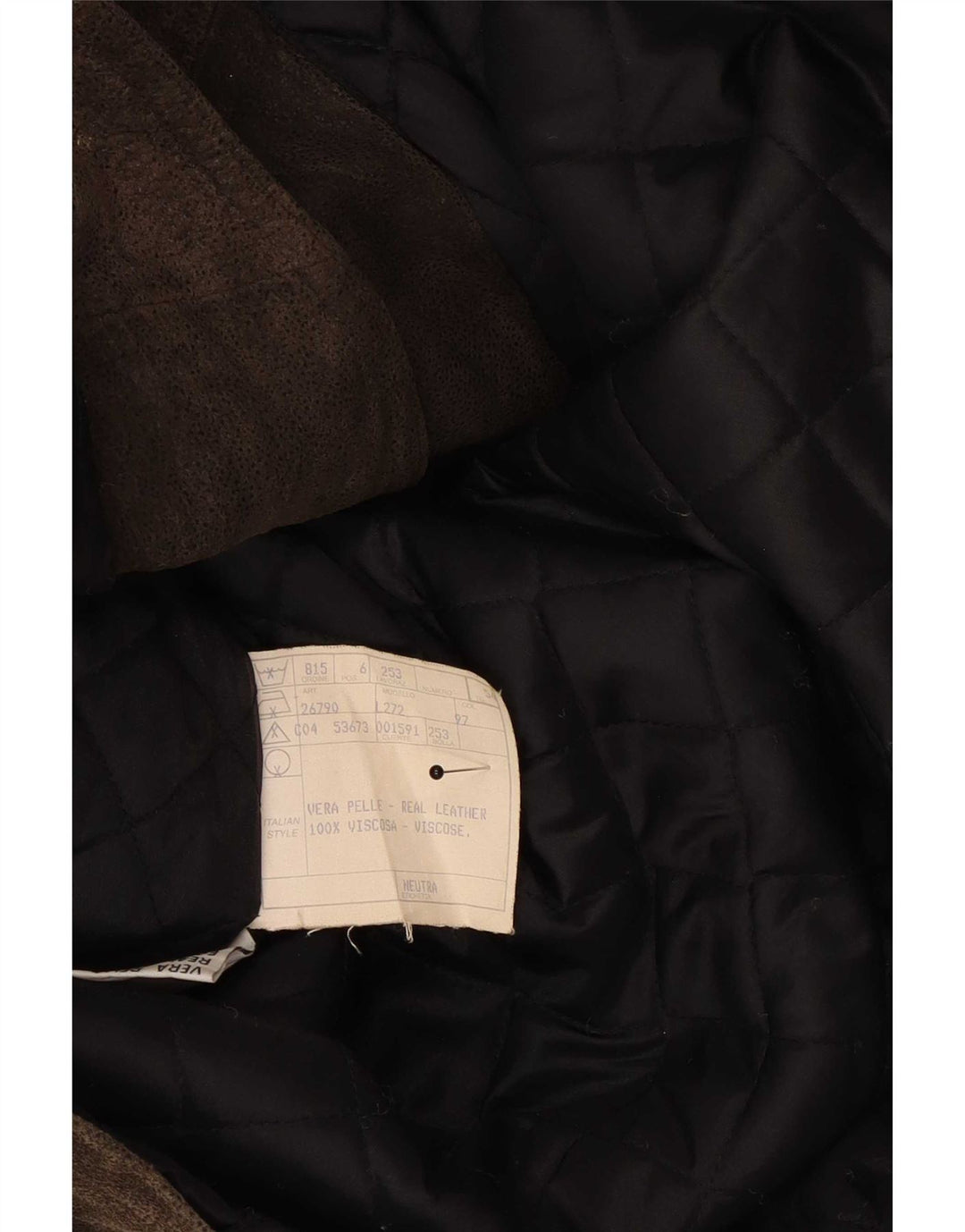 Vintage Mens Suede Jacket IT 54 2XL Brown Leather