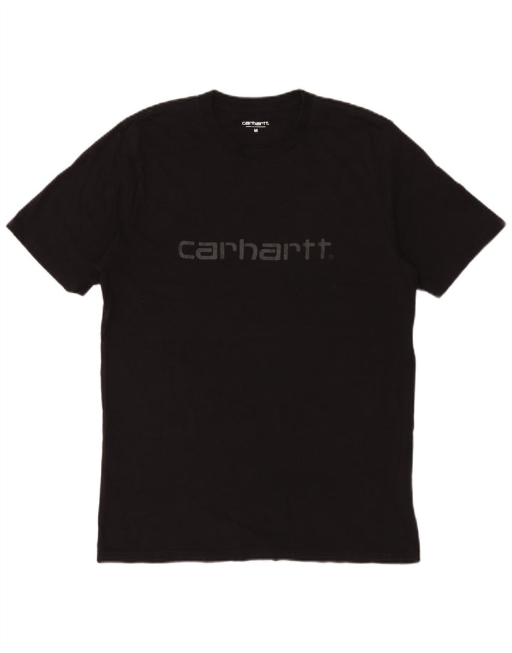 Carhartt Mens Graphic T-Shirt Top Medium Black Cotton