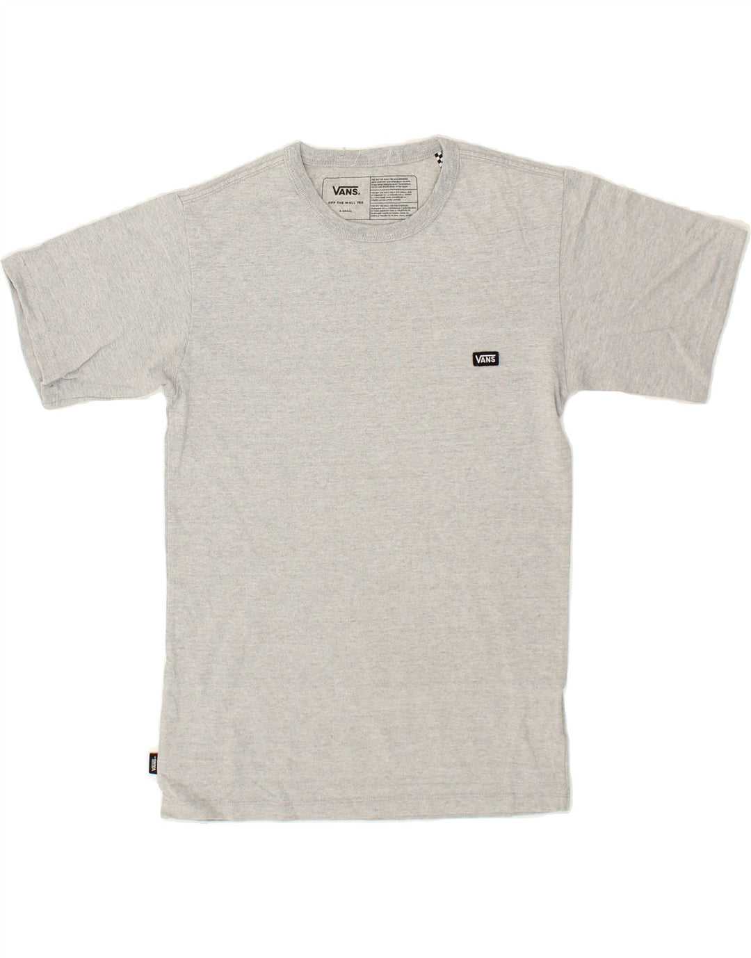 VANS Mens T-Shirt Top XS Grey Cotton Vintage Vans and Second-Hand Vans from Messina Hembry 