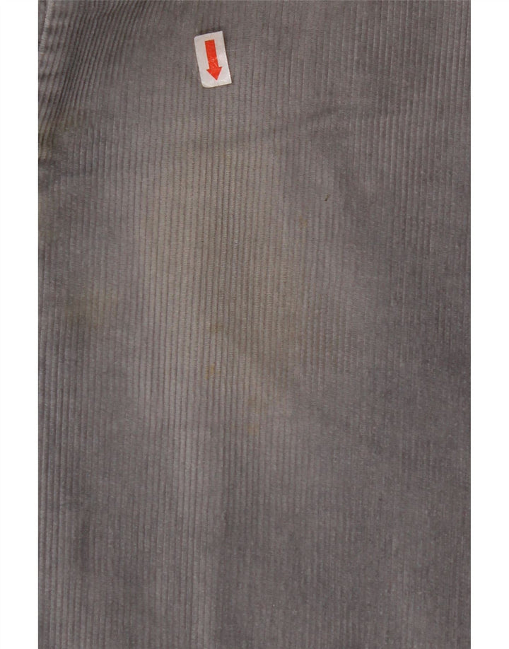 RIFLE Mens Straight Corduroy Trousers W28 L28 Blue Cotton