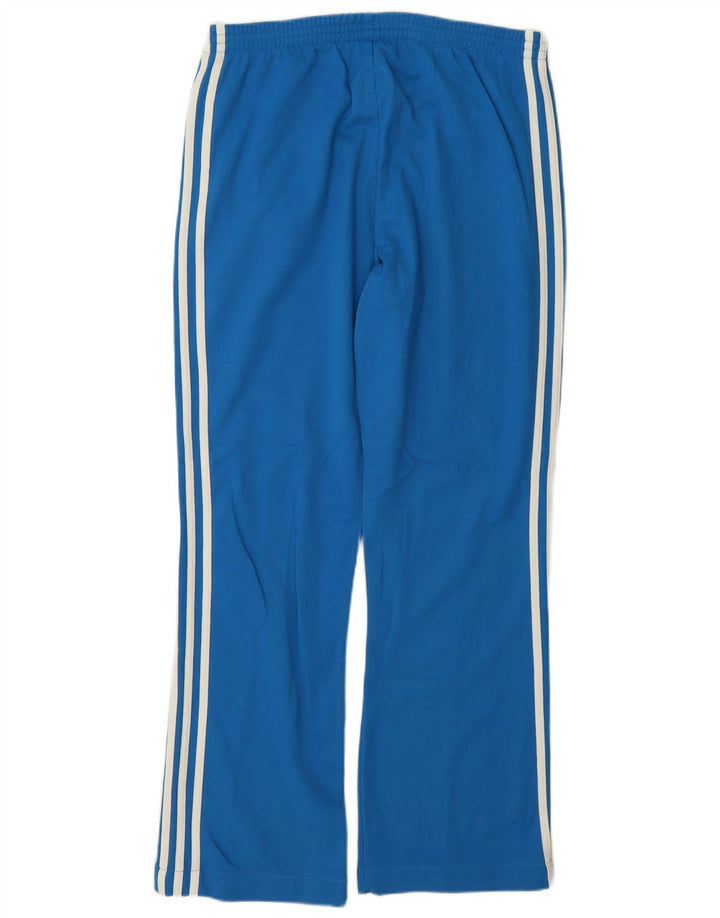 Adidas Mens Tracksuit Trousers Medium Blue Cotton