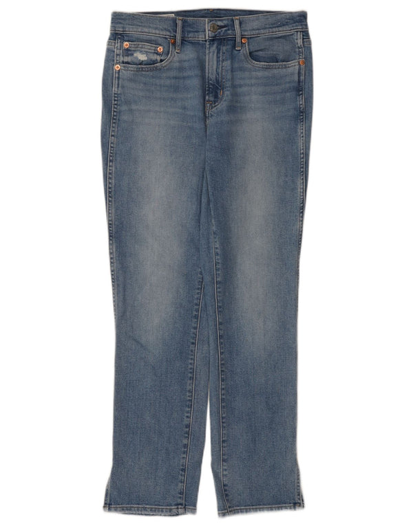 Gap Womens Mid Rise Slim Jeans W28 L27 Blue Cotton