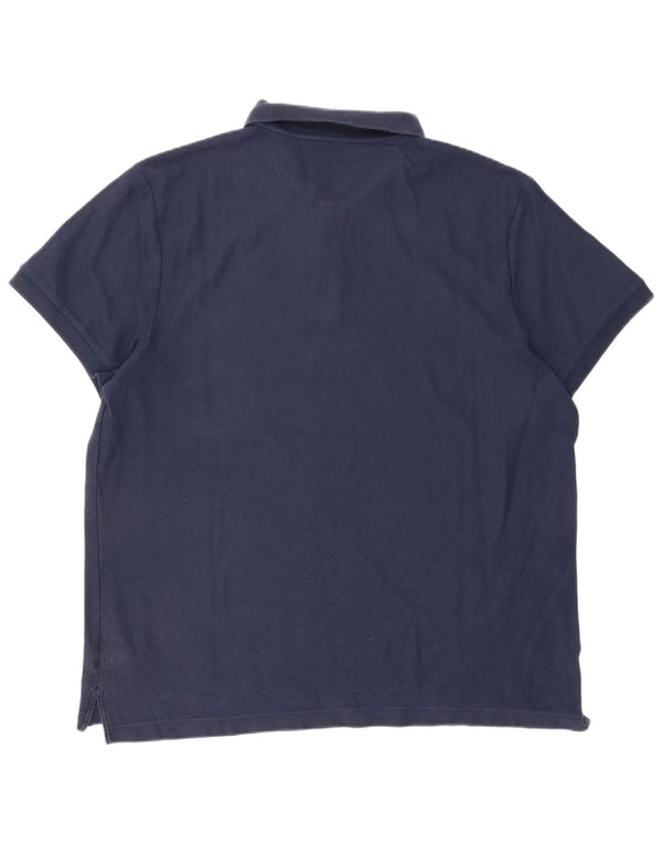 Nike Mens Polo Shirt 2XL Navy Blue Cotton