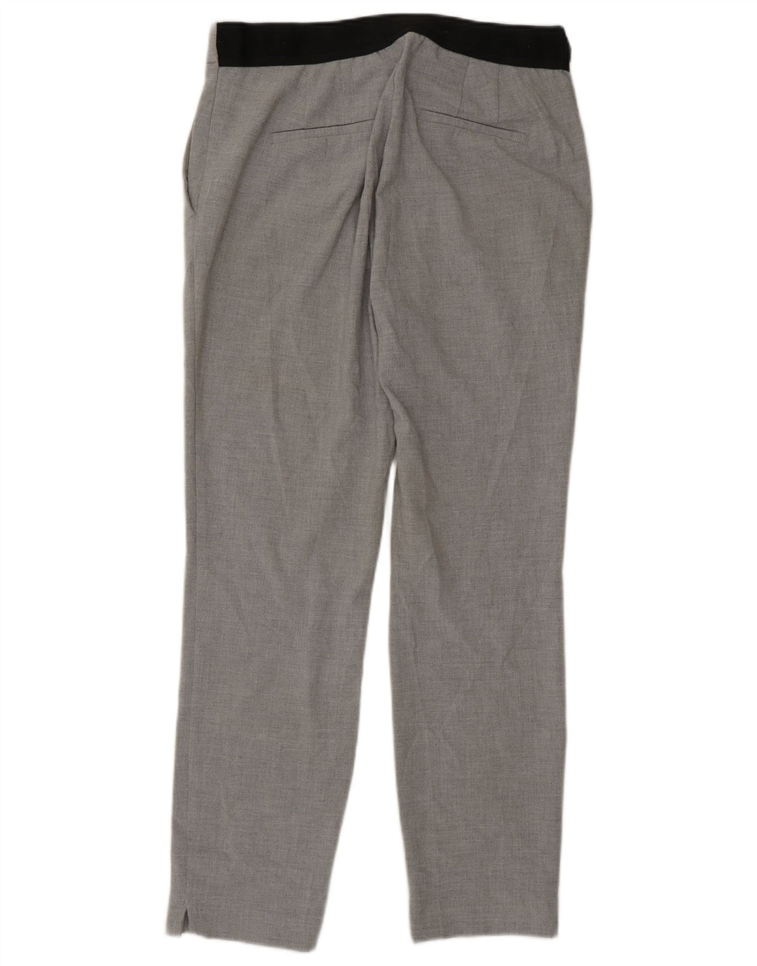 Zara Womens Tapered Suit Trousers Large W30 L29 Grey Polyester