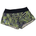 NIKE Womens Dri Fit Abstract Pattern Sport Shorts UK 14 Medium  Navy Blue