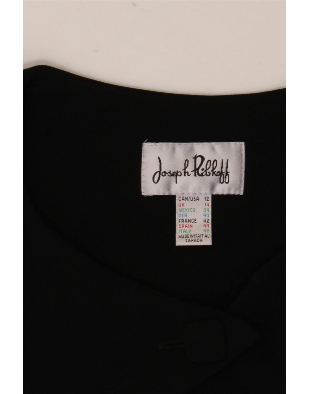 Joseph Ribkoff Womens Bolero Top UK 14 Large Black