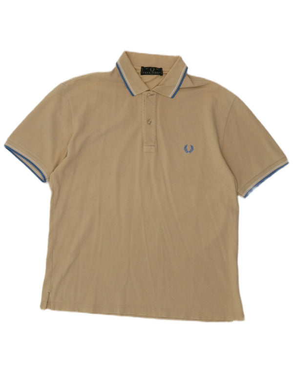 Fred Perry Mens Polo Shirt Medium Beige