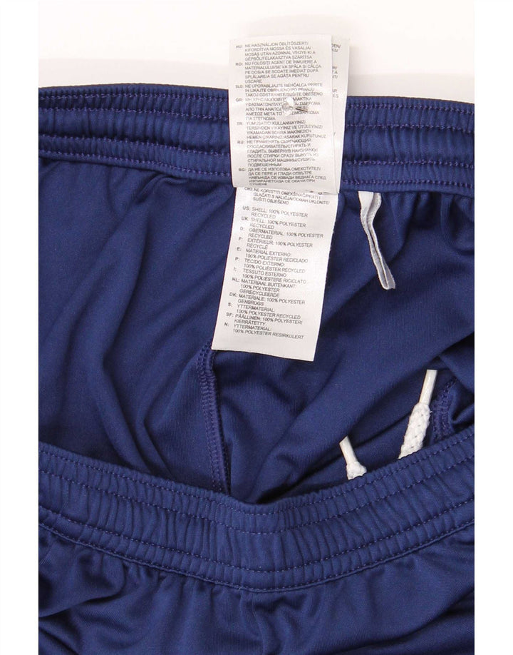 Adidas Mens Climalite Sport Shorts Medium Navy Blue Colourblock Polyester