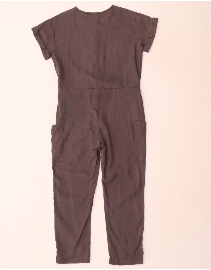 Benetton Girls Jumpsuit 7-8 Years Medium Grey Lyocell
