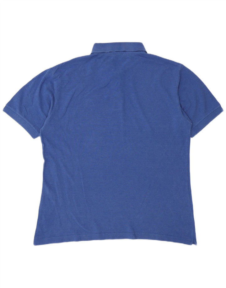 KAPPA Mens Polo Shirt Large Blue Cotton