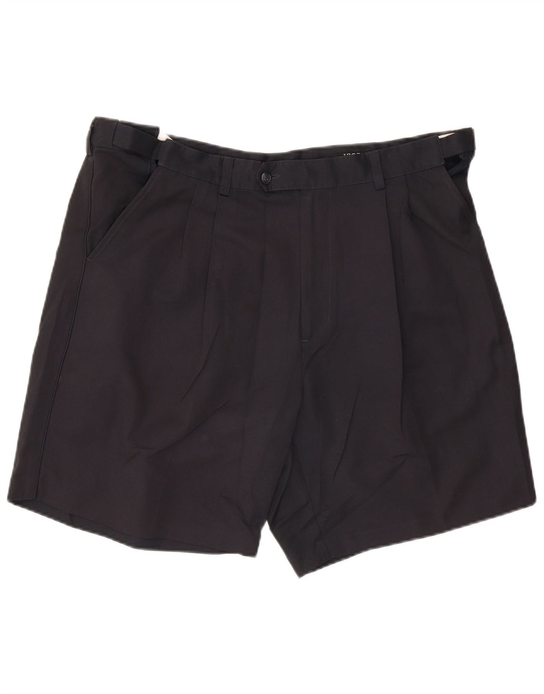 Izod Mens Pegged Casual Shorts W38 XL Navy Blue Polyester