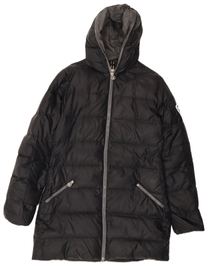 CHAMPION Womens Hooded Padded Coat UK 16 Large Black