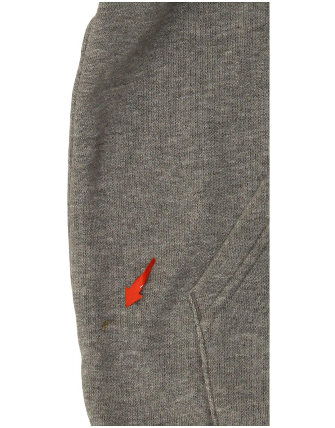 PUMA Boys Graphic Hoodie Jumper 13-14 Years Grey Cotton