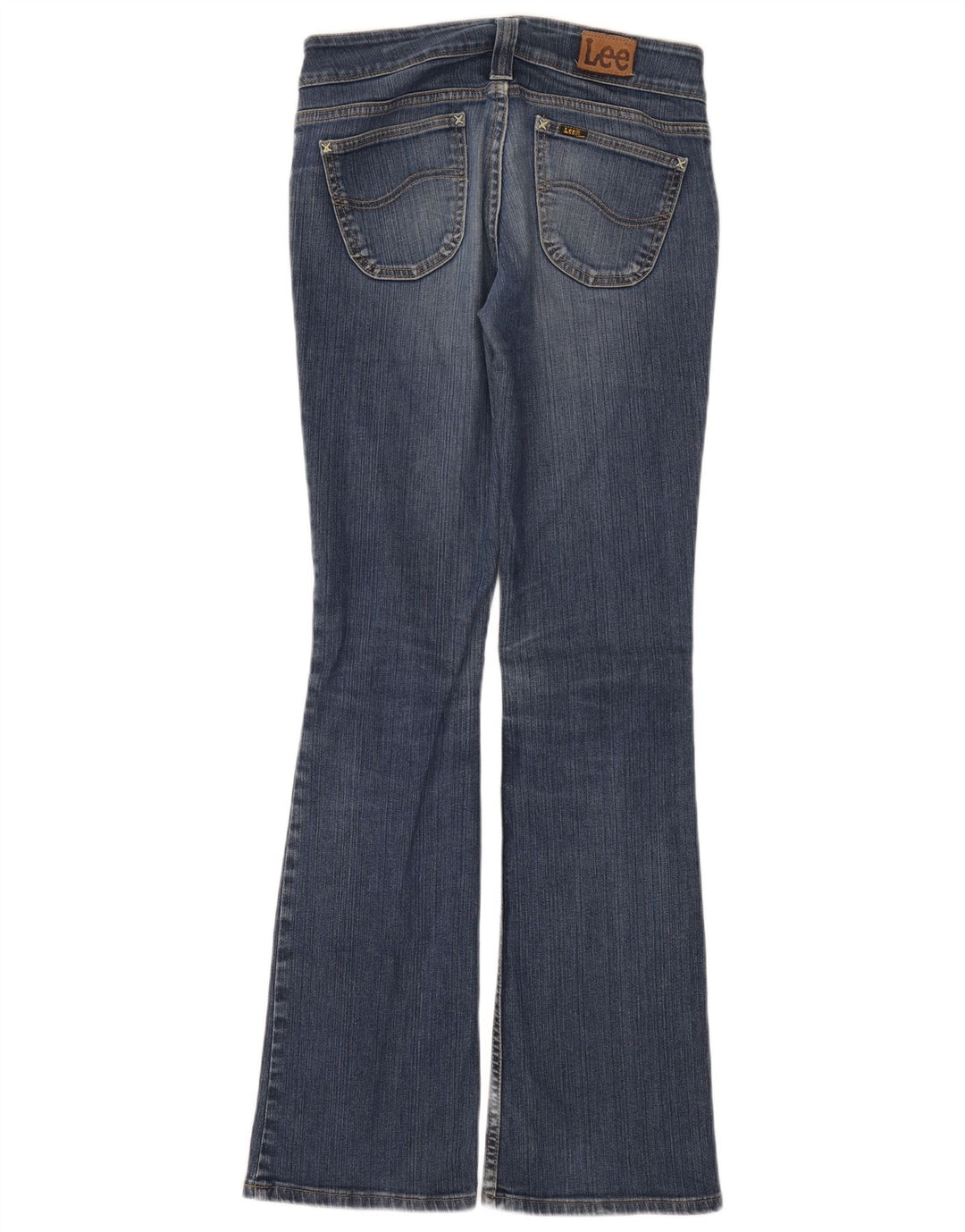 Lee Womens Leola Flared Jeans W30 L35 Blue Cotton