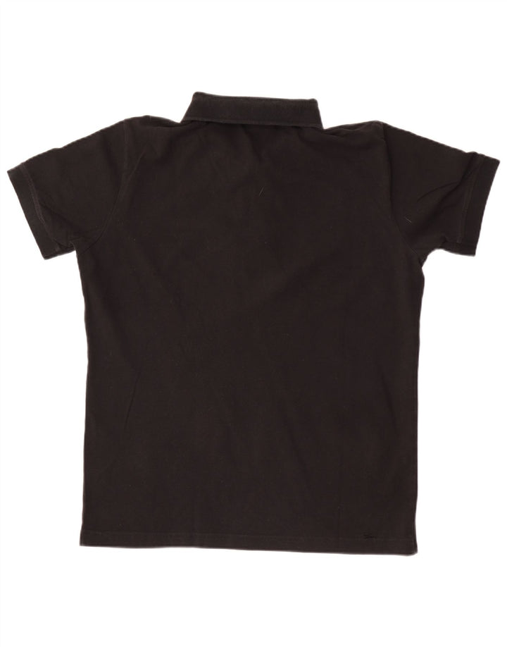 Kappa Mens Polo Shirt Large Black Cotton