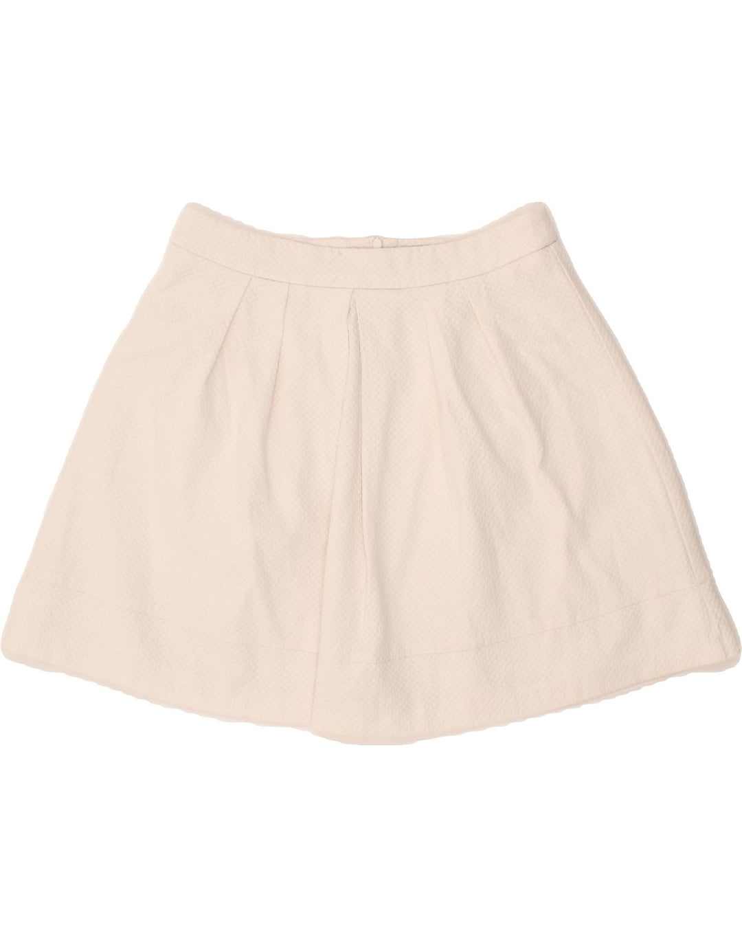 OASIS Womens Mini Skirt UK 12 Medium W30 White Cotton Vintage Oasis and Second-Hand Oasis from Messina Hembry 