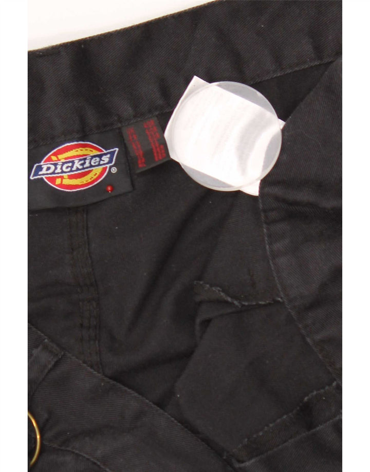 Dickies Mens Straight Cargo Trousers W40 L30 Black Polyester