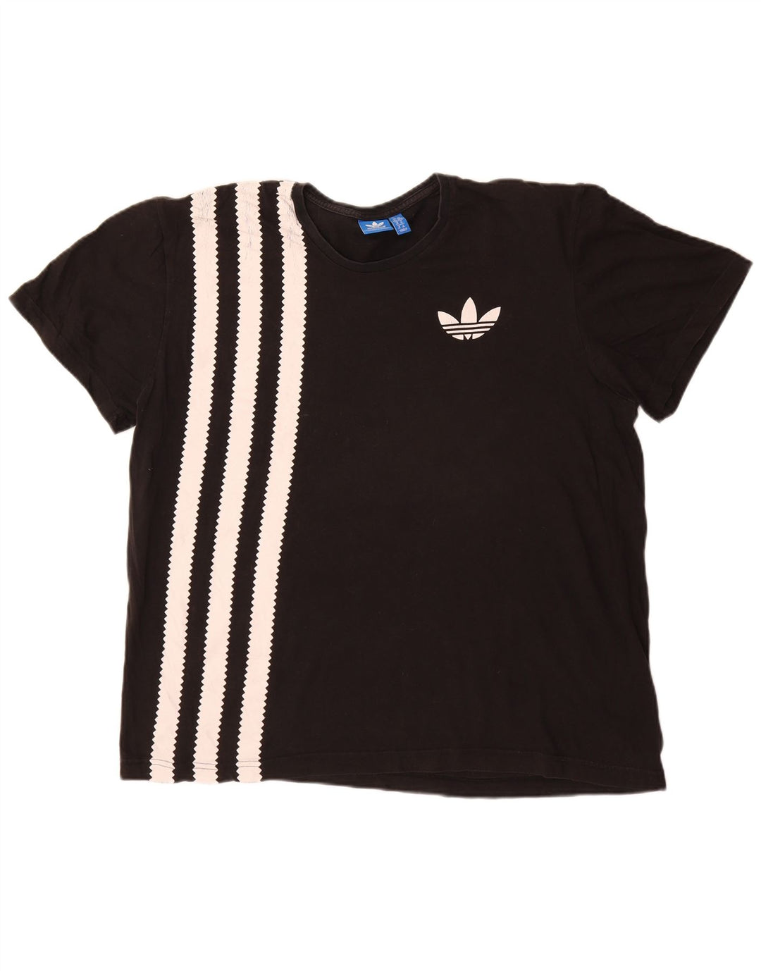 ADIDAS Mens T-Shirt Top XL Black Cotton Vintage Adidas and Second-Hand Adidas from Messina Hembry 