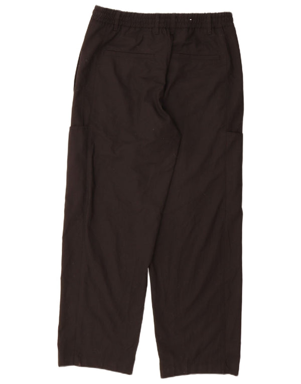 Zara Mens Cargo Tracksuit Trousers Medium Black Polyester