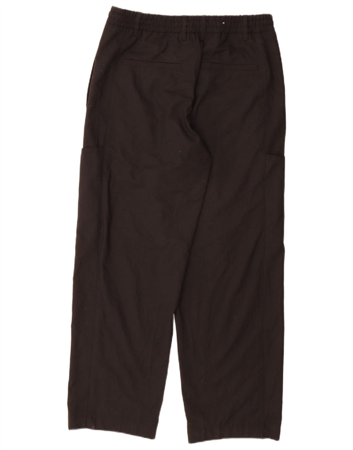 Zara Mens Cargo Tracksuit Trousers Medium Black Polyester