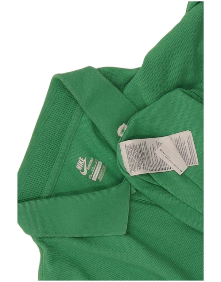 Nike Mens Polo Shirt 2XL Green Cotton