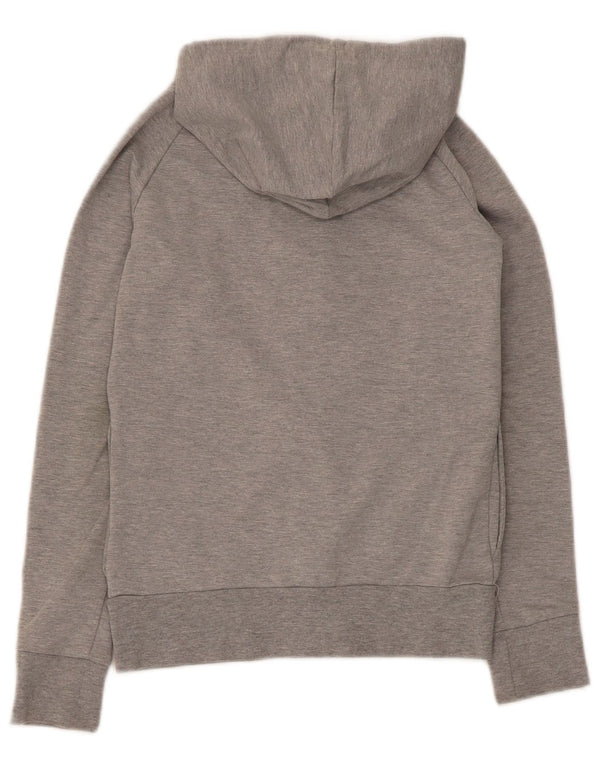 Kappa Boys Zip Hoodie Sweater 11-12 Years Grey Cotton