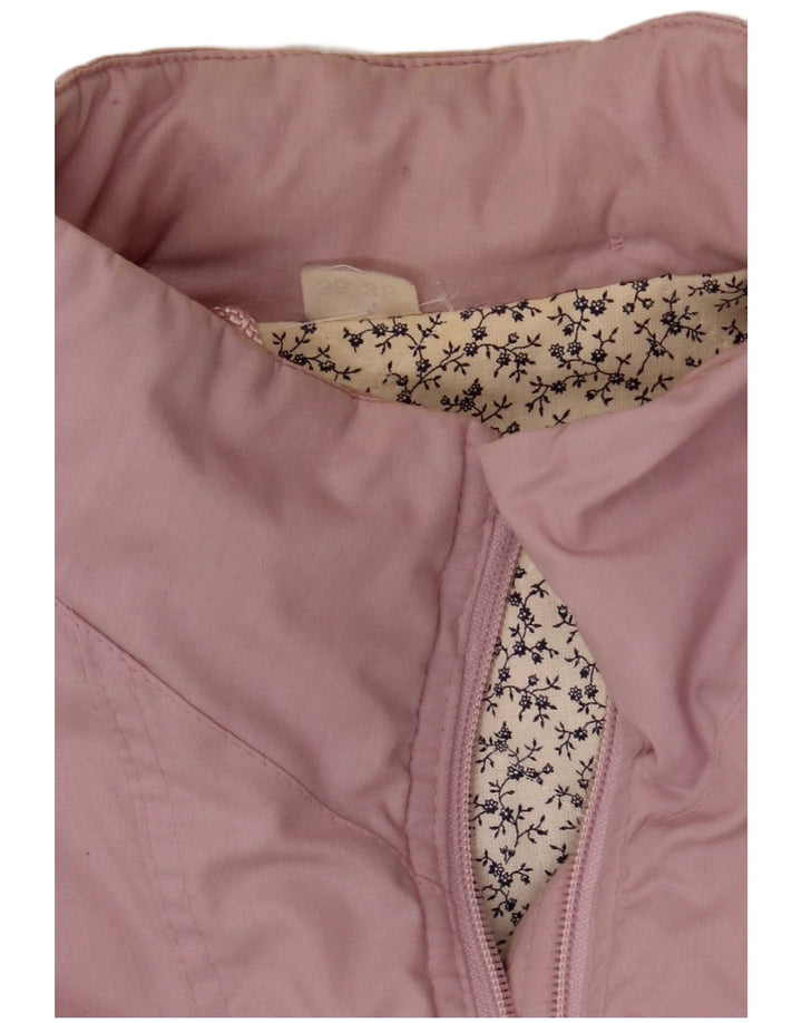 Vintage Womens Oversized Windbreaker Coat IT 36/38 XS Pink Polyester