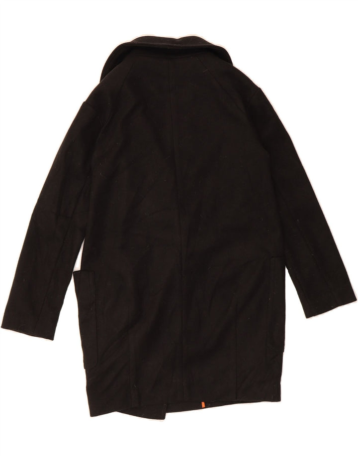 TOPSHOP Womens Overcoat UK 4 XS  Black Polyester Vintage Topshop and Second-Hand Topshop from Messina Hembry 