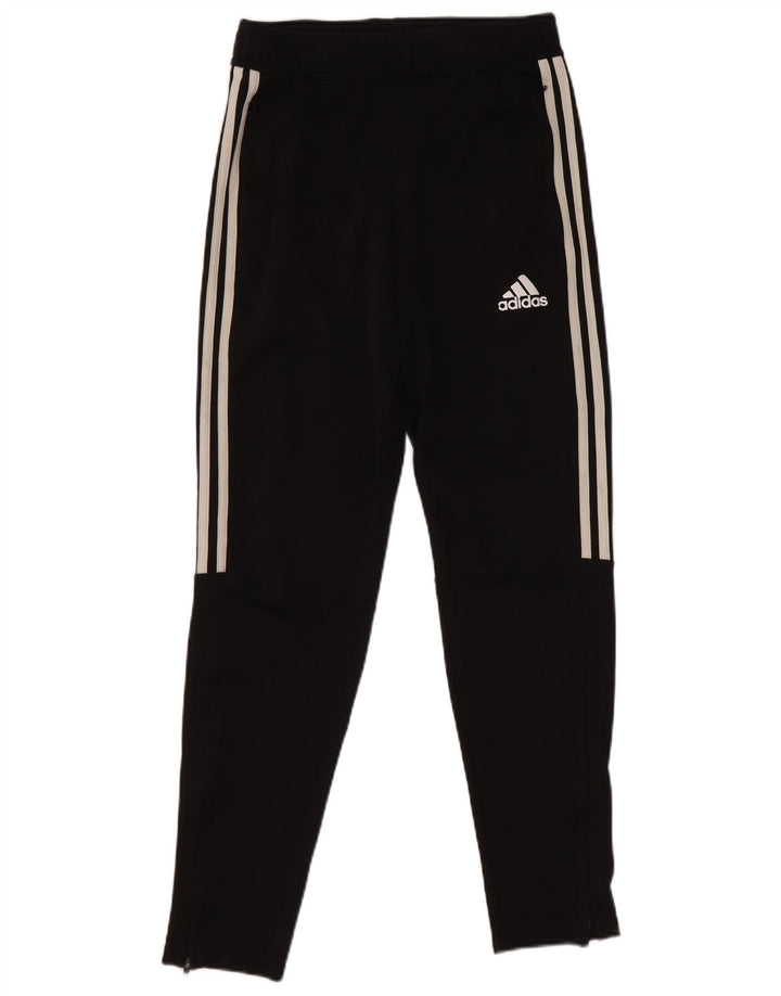 Adidas Mens Aeroready Tracksuit Trousers Small Black Polyester