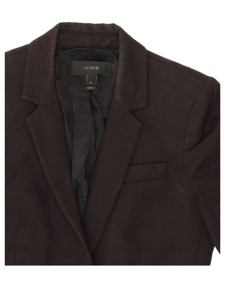 J. CREW Womens 2 Button Blazer Jacket US 2 XS Black Vintage J. Crew and Second-Hand J. Crew from Messina Hembry 
