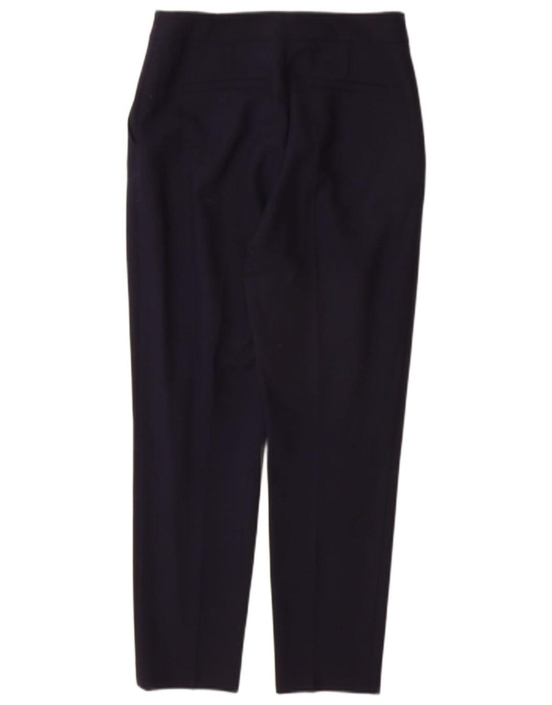 HOBBS Womens Slim Chino Trousers Medium W28 L28 Navy Blue Wool
